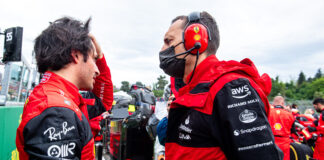 Carlos Sainz, Riccardo Adami, Ferrari, Imola