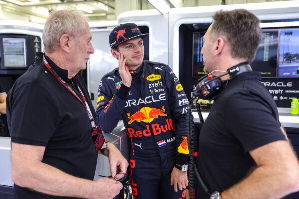 Helmut Marko, Max Verstappen, Christian Horner, Red Bull