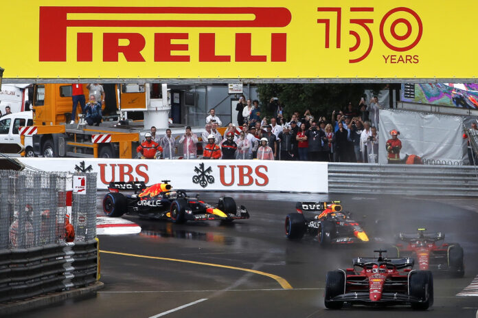 Charles Leclerc, Carlos Sainz, Ferrari, Sergio Perez, Max Verstappen, Red Bull, Monacói Nagydíj