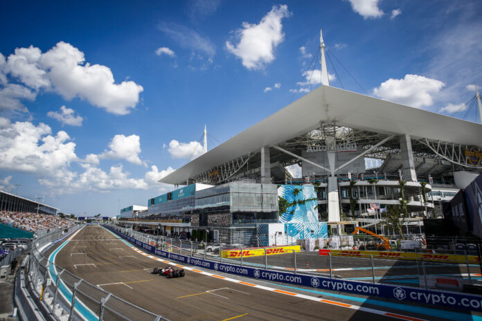 Valtteri Bottas, Alfa Romeo, Miami Nagydíj, rajtrács, célegyenes