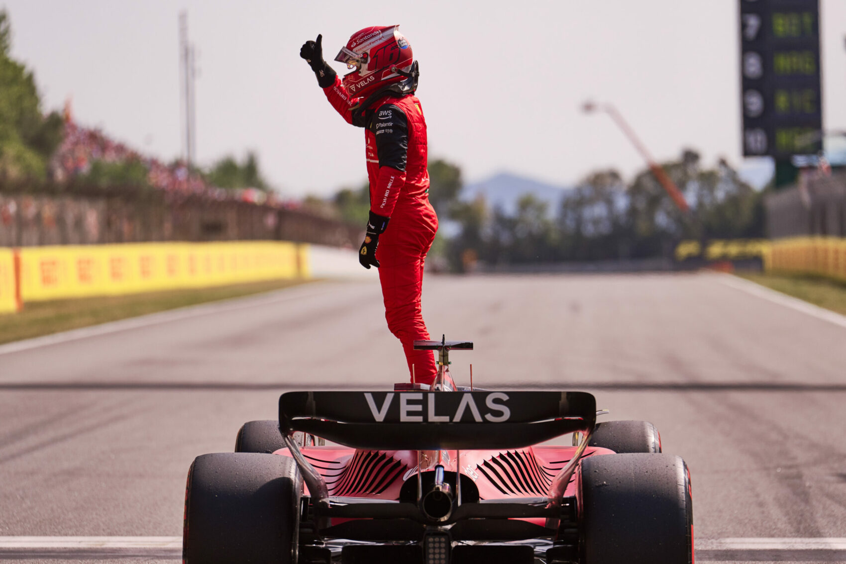 Charles Leclerc, Ferrari, Spanyol Nagydíj, időmérő