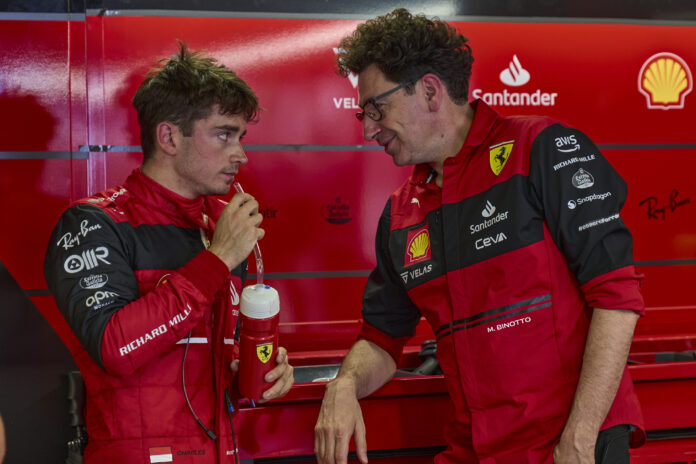 Charles Leclerc, Mattia Binotto Ferrari