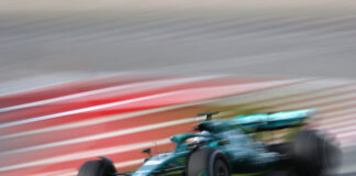 Sebastian Vettel, Aston Martin, teszt, Barcelona