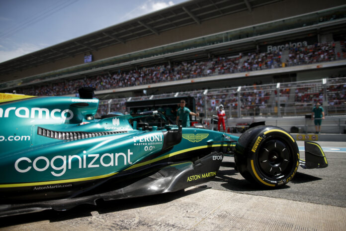 Lance Stroll, Aston Martin, Barcelona