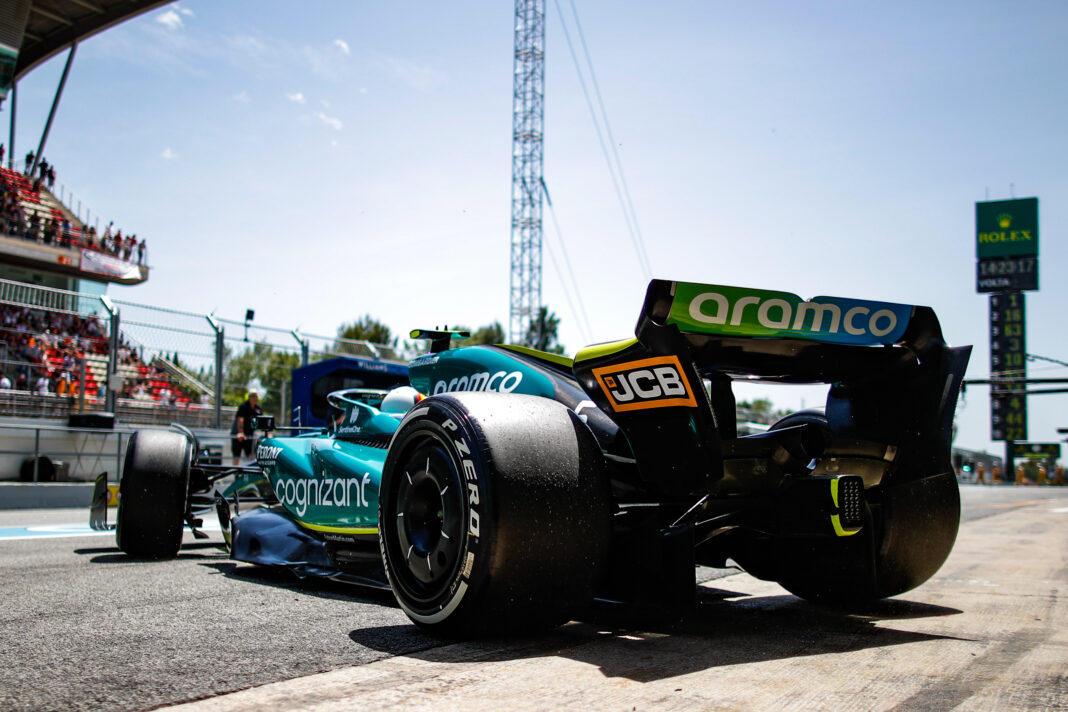 Sebastian Vettel, Aston Martin, Barcelona