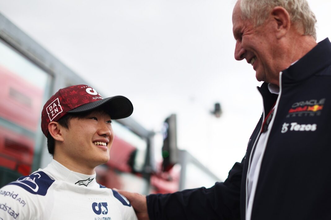 yuki tsunoda, helmut marko