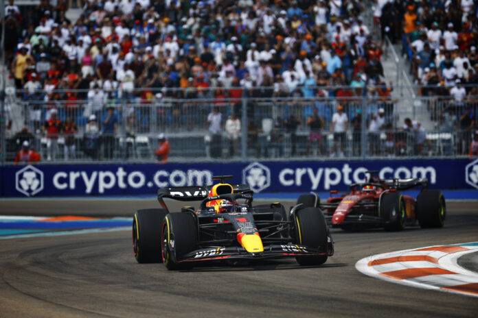 Max Verstappen, Red Bull, Charles Leclerc, Ferrari, Miami Nagydíj