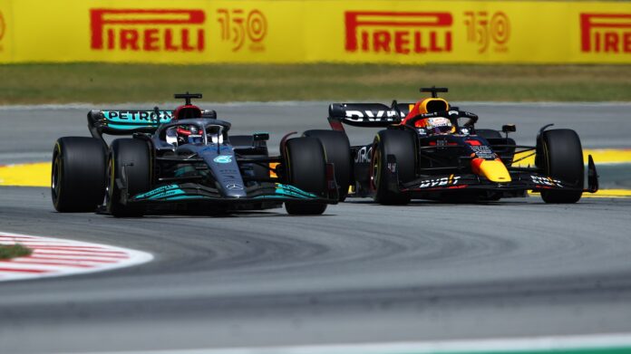 George Russell Max Verstappen
