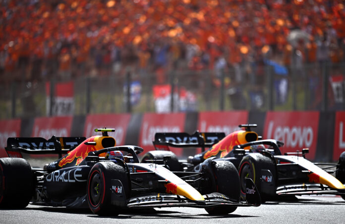 Max Verstappen, Sergio Pérez, Red Bull, Spanyol Nagydíj