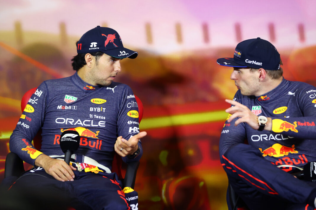 Sergio Perez, Max Verstappen, Red Bull, Spanyol Nagydíj