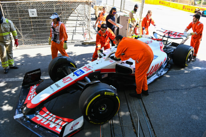 Mick Schumacher, Haas, Azerbajdzsáni Nagydíj
