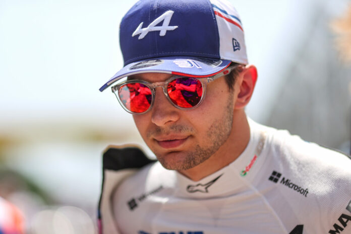 Ocon, racingline