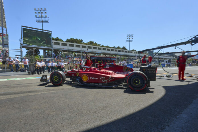 Carlos Sainz, Ferrari, Azerbajdzsáni Nagydíj