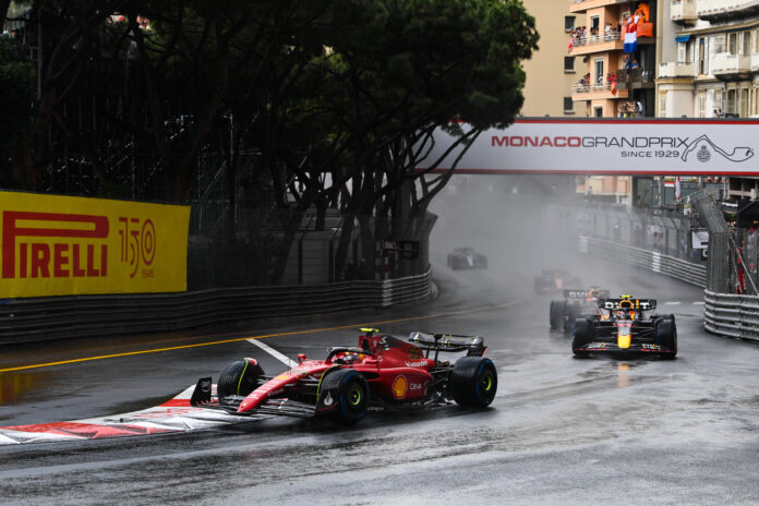 Carlos Sainz, Ferrari, Monacói Nagydíj, Sergio Perez, Max Verstappen, Red Bull