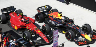 Carlos Sainz, Max Verstappen, Ferrari, Red Bull, Kanadai Nagydíj