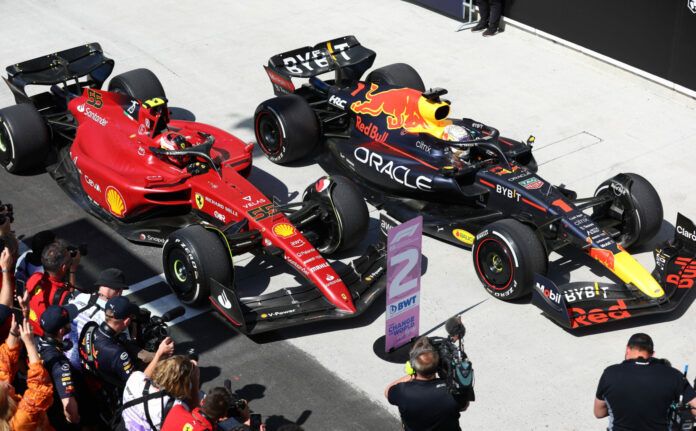 Carlos Sainz, Max Verstappen, Ferrari, Red Bull, Kanadai Nagydíj