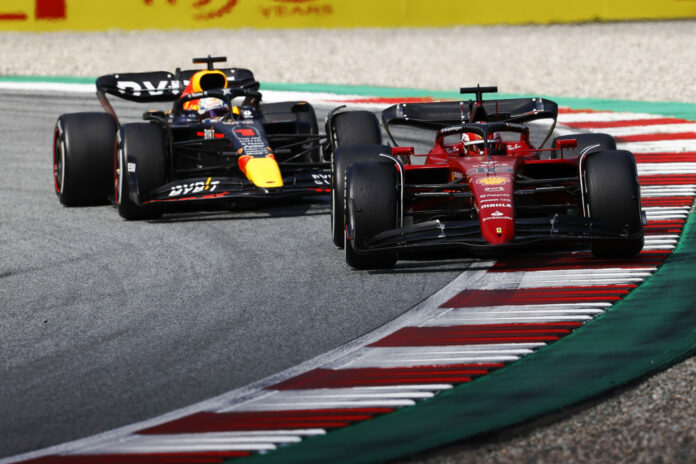 Charles Leclerc, Max Verstappen, Ferrari, Red Bull, Osztrák Nagydíj