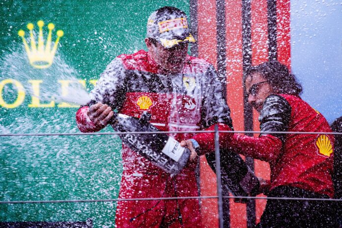 Charles Leclerc, Laurent Mekies, Ferrari