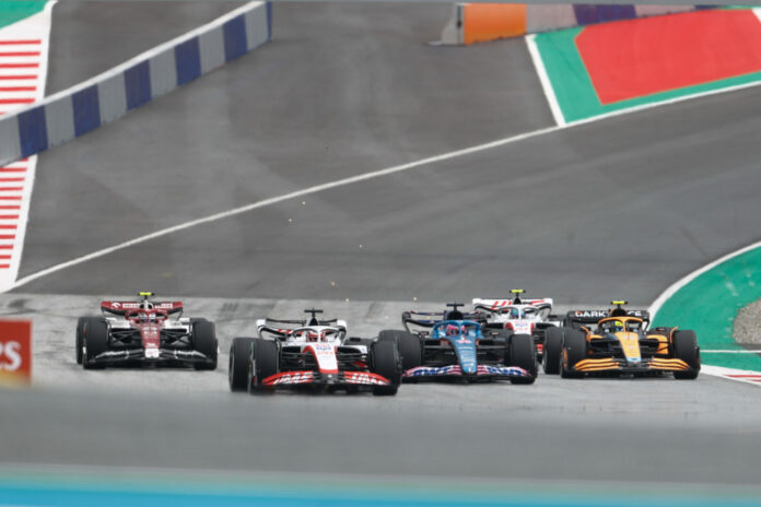Kevin Magnussen, Haas, Fernando Alonso, Alpine, Guanyu Zhou, Alfa Romeo, Mick Schumacher, Lando Norris, McLaren, Osztrák Nagydíj, F1