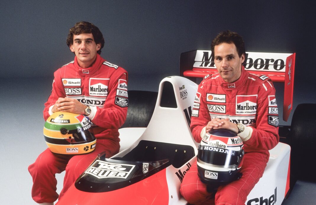 Gerhard Berger, Ayrton Senna