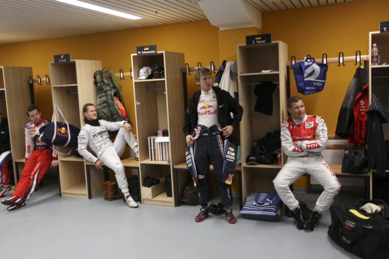 Tom Kristensen, Sébastien Loeb, Michael Schumacher, Sebastian Vettel