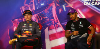 Lewis Hamilton, Max Verstappen, racingline.hu
