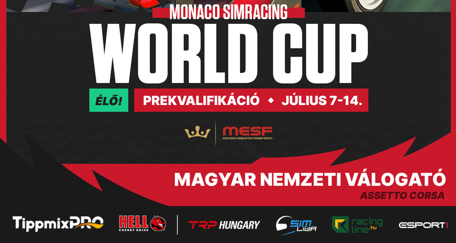 Szoros küzdelem a Sim Racing World Cup előkvalifikációján