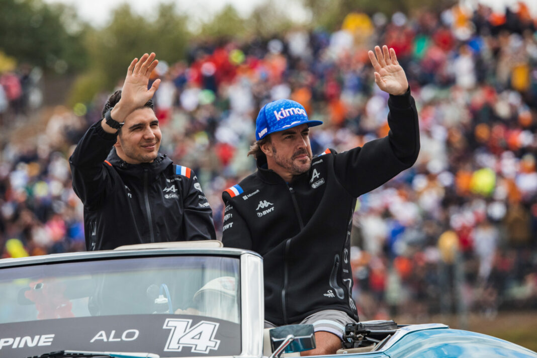 Fernando Alonso, Esteban Ocon, Alpine, racingline.hu
