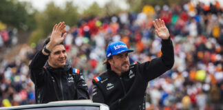 Fernando Alonso, Esteban Ocon, Alpine, racingline.hu