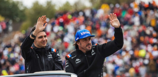 Fernando Alonso, Esteban Ocon, Alpine, racingline.hu