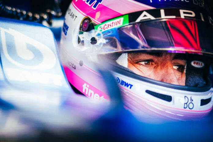 Fernando Alonso, Alpine, szabadedzésen