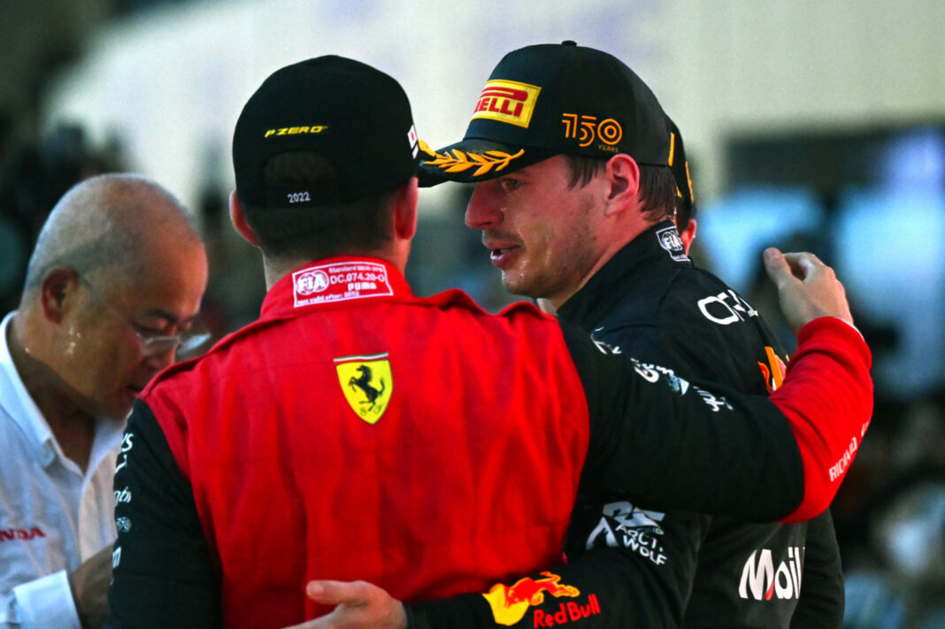 Charles Leclerc, Max Verstappen, Ferrari, Red Bull