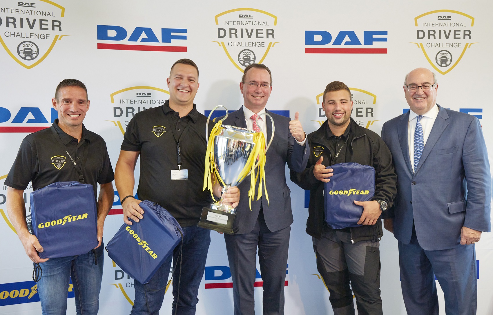 Magyar sofőr lett Európa legjobb kamionvezetője a Goodyear tesztpályáján tartott versenyen