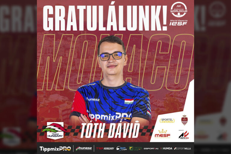Fantasztikus bronzérmet szerzett Tóth Dávid a Monaco Sim Racing World Cupon