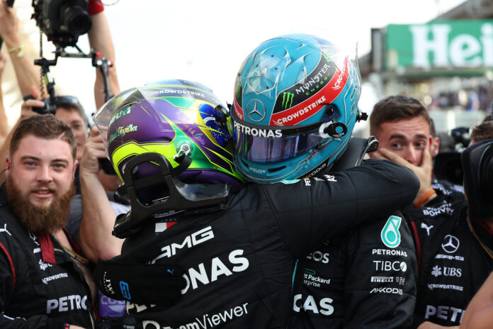 George Russell, Lewis Hamilton