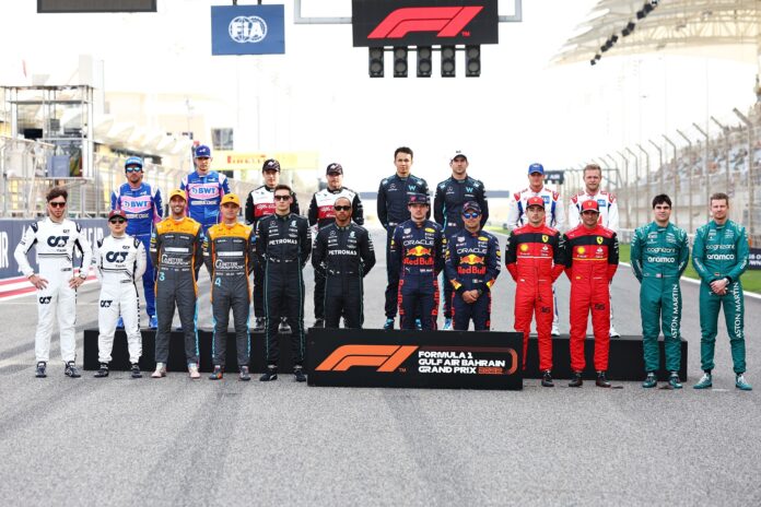 F1 drivers, mezőny