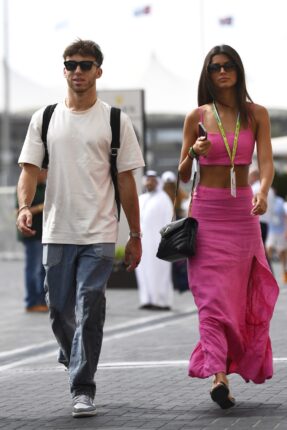 Pierre Gasly, Francisca Cerqueira Gomes, wags