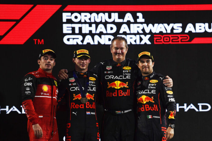 Charles Leclerc, Max Verstappen, Sergio Pérez