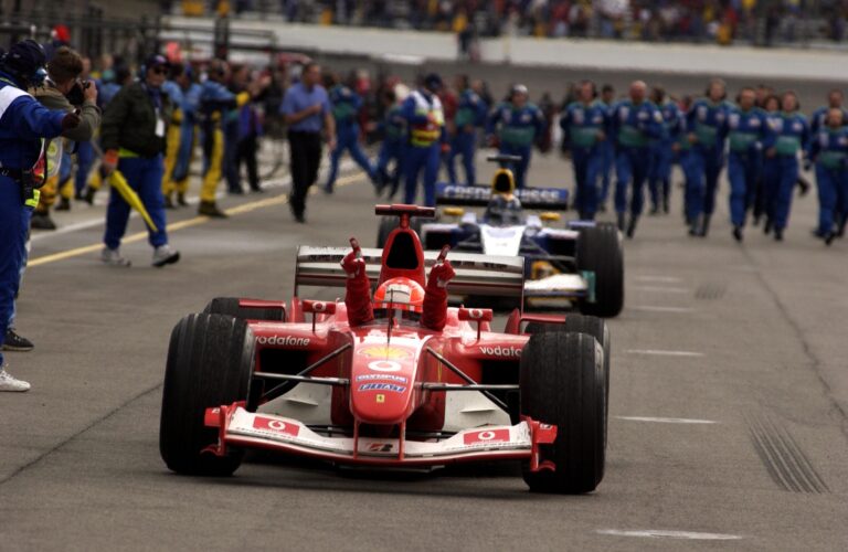 Duplázott és rekordot döntött Schumacher 2003-as Ferrarija
