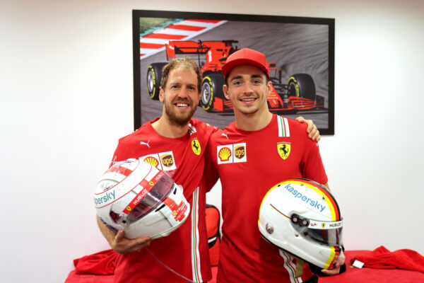 Charles Leclerc, Sebastian Vettel