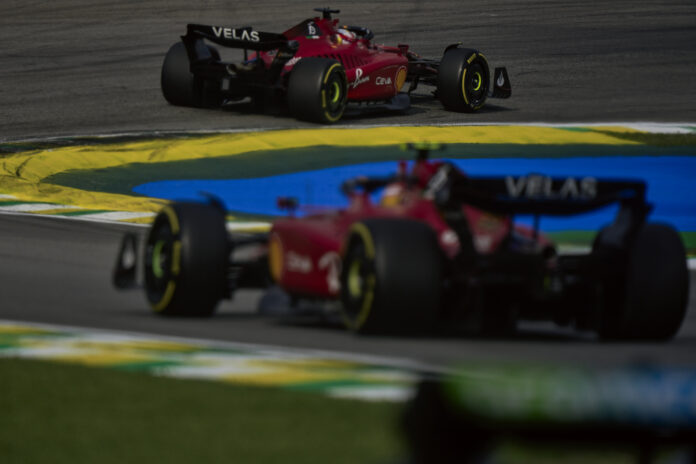 Carlos Sainz, Charles Leclerc, Ferrari