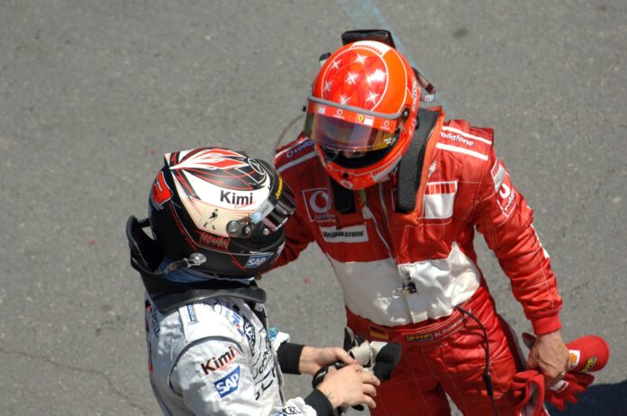 Kimi Räikkönen, Michael Schumacher