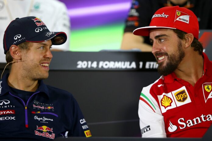 sebastian vettel, fernando alonso