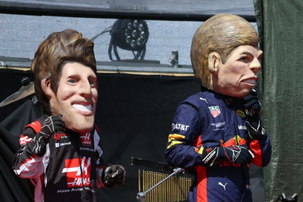 romain grosjean, max verstappen