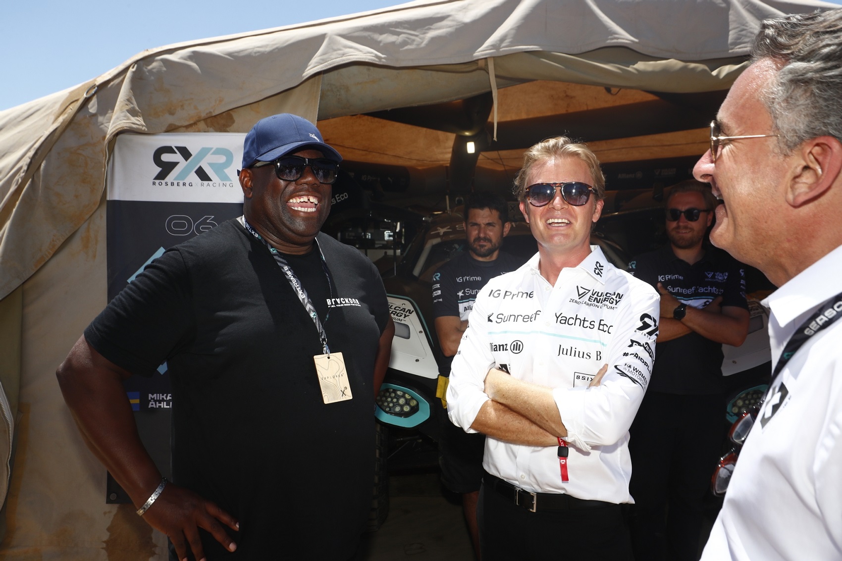 Carl Cox, Nico Rosberg, Alejandro Agag, Extreme E