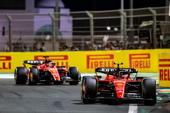 Carlos Sainz, Charles Leclerc, Ferrari