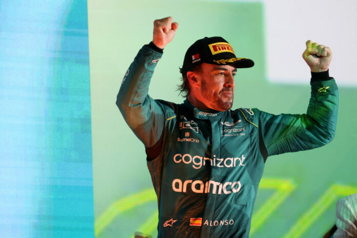 Forma-1, Fernando Alonso, dobogó, Bahreini Nagydíj 2023, futam