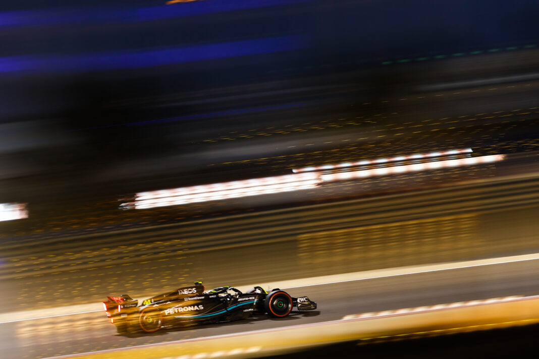 Forma-1, Lewis Hamilton, Mercedes, Bahreini Nagydíj 2023, péntek