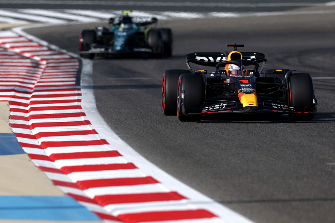 Forma-1, Max Verstappen, Red Bull, Fernando Alonso, Aston Martin, Bahreini Nagydíj 2023, péntek