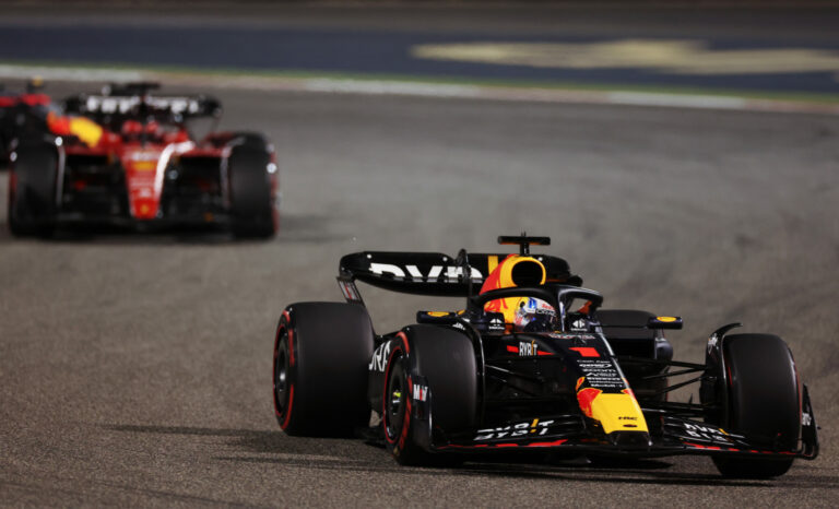 Forma-1, Max Verstappen, Red Bull, Charles Leclerc, Ferrari, Bahreini Nagydíj 2023, futam
